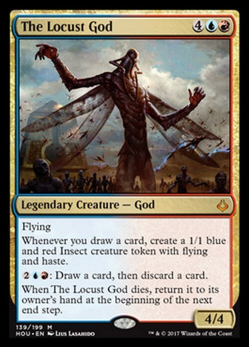 The Locust God ~ Hour of Devastation [ NM ] [ Magic MTG ]