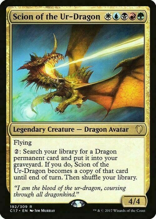 Scion of the Ur-Dragon ~ Commander 2017 [ EX ] [ Magic MTG ]