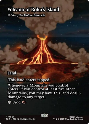 Volcano of Roku's Island (Valakut, the Molten Pinnacle) ~ Avatar [ NM ] [ MTG ]