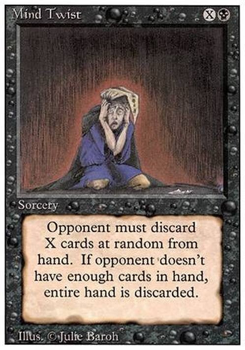 Mind Twist ~ Revised [ EX ] [ Magic MTG ]
