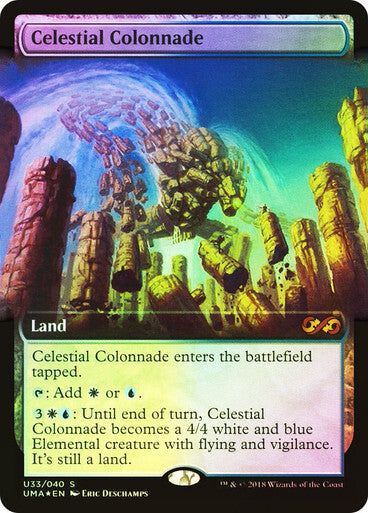 FOIL BORDERLESS Celestial Colonnade ~ Ultimate Masters [ NM ] [ Magic MTG ]
