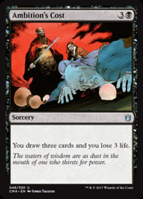 Ambition's Cost ~ Commander Anthology 1 [ EX ] [ Magic MTG ]