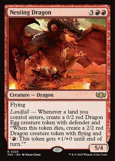 Nesting Dragon ~ Commander: Tarkir: Dragonstorm [ NM ] [ Magic MTG ]
