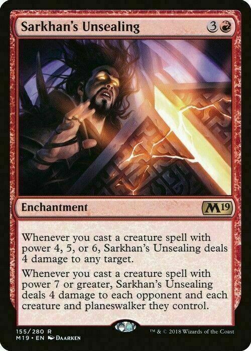 Sarkhan's Unsealing ~ Core 2019 [ EX ] [ Magic MTG ]