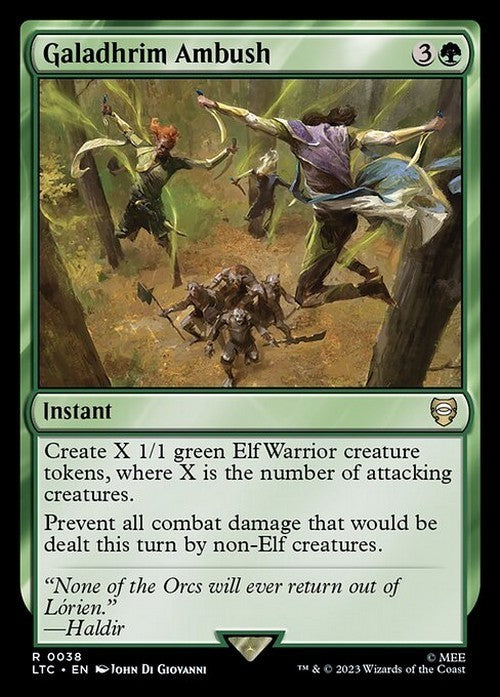 Galadhrim Ambush ~ Commander: Lord of the Rings [ NM ] [ Magic MTG ]