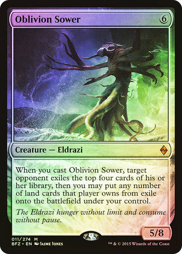FOIL Oblivion Sower ~ Battle for Zendikar [ EX ] [ Magic MTG ]
