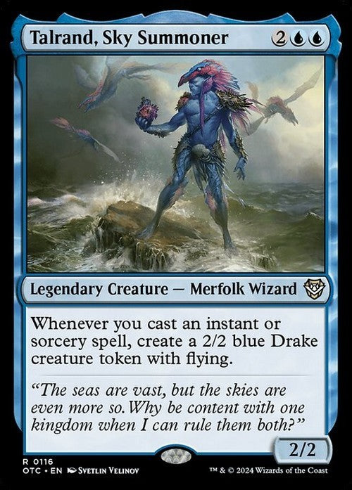 Talrand, Sky Summoner ~ Commander: Outlaws of Thunder Junction [ NM ] [ MTG ]