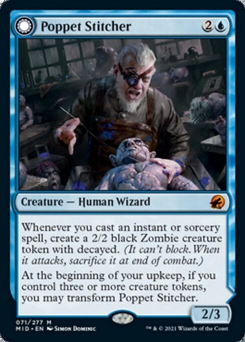 Poppet Stitcher / Poppet Factory ~ Midnight Hunt [ NM ] [ Magic MTG ]