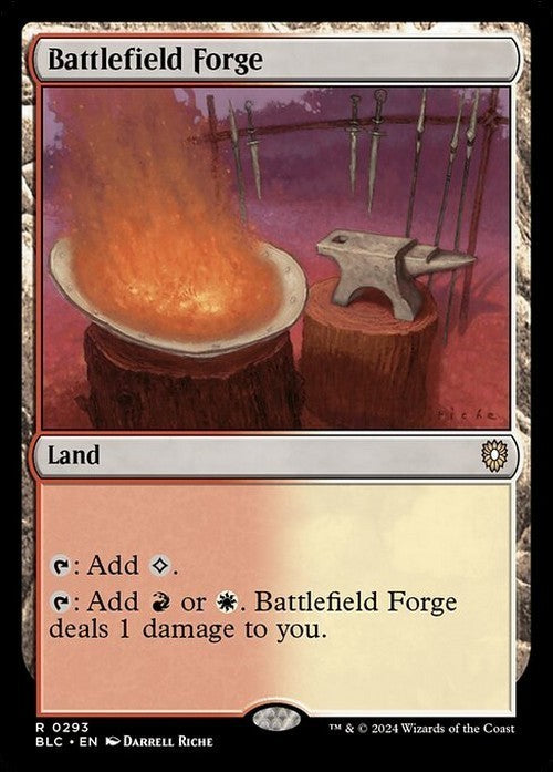 Battlefield Forge ~ Commander: Bloomburrow [ NM ] [ Magic MTG ]