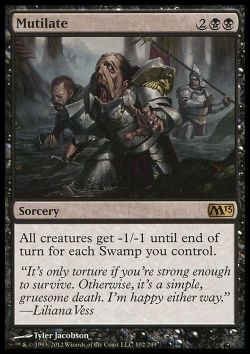 Mutilate ~ Magic 2013 [ EX ] [ Magic MTG ]