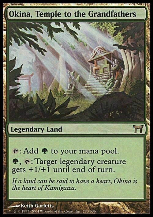 Okina, Temple to the Grandfathers ~ Champions of Kamigawa [ EX ] [ Magic MTG ]