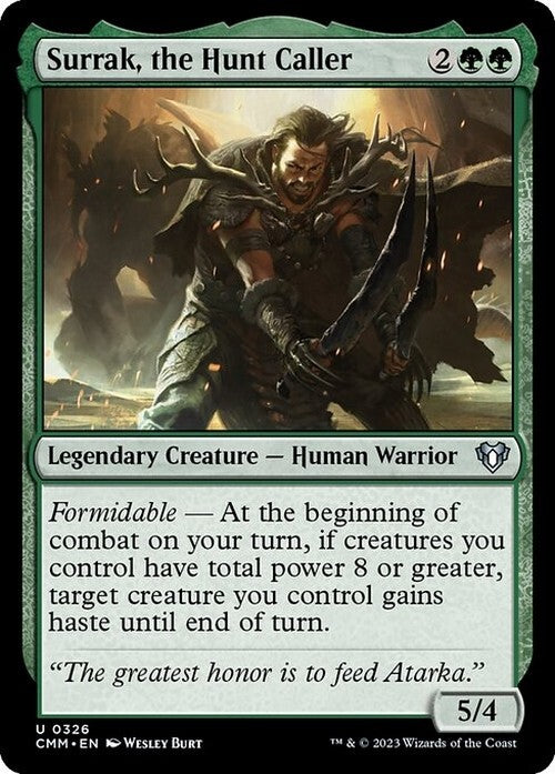 Surrak, the Hunt Caller ~ Commander Masters [ NM ] [ Magic MTG ]