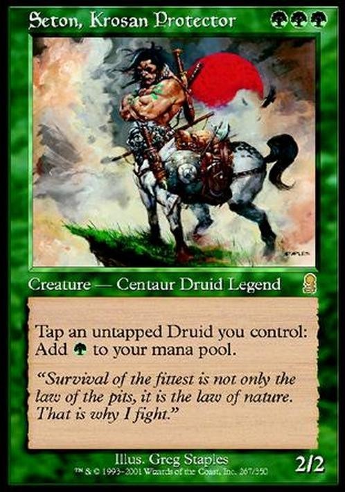 Seton, Krosan Protector ~ Odyssey [ EX ] [ Magic MTG ]