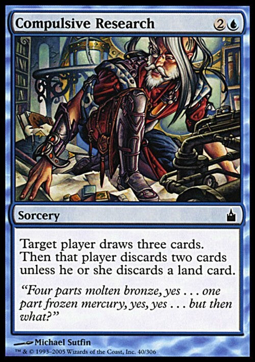 Compulsive Research ~ Ravnica: City of Guilds [ EX ] [ Magic MTG ]