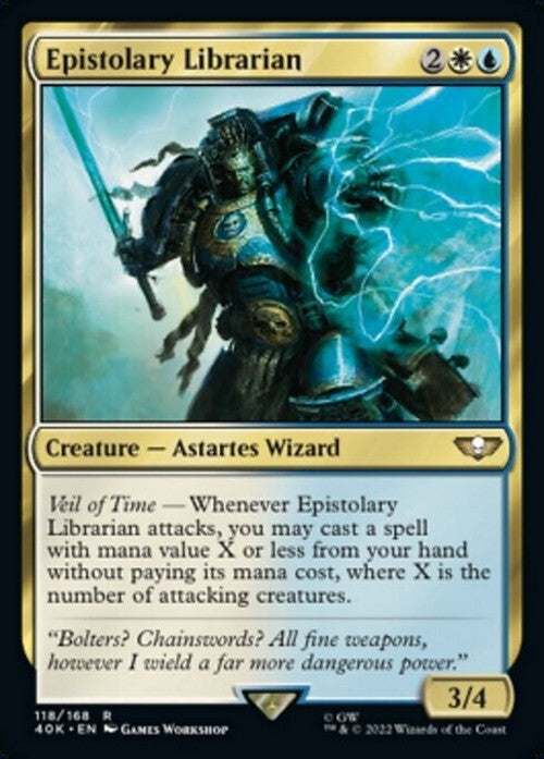 Epistolary Librarian ~ Commander: Warhammer 40,000 [ NM ] [ Magic MTG ]