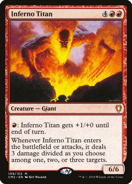 Inferno Titan ~ Commander Anthology 2 [ EX ] [ Magic MTG ]