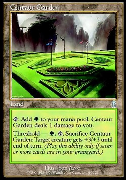 Centaur Garden ~ Odyssey [ EX ] [ Magic MTG ]