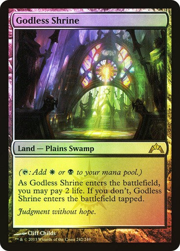 FOIL Godless Shrine ~ Gatecrash [ EX+ ] [ Magic MTG ]