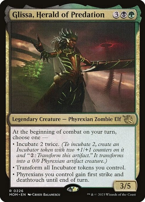 Glissa, Herald of Predation ~ March of the Machine [ NM ] [ Magic MTG ]