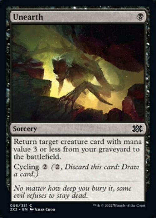 Unearth ~ Double Masters 2022 [ NM ] [ Magic MTG ]