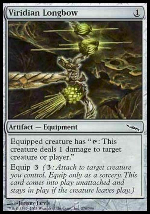 Viridian Longbow ~ Mirrodin [ EX ] [ Magic MTG ]