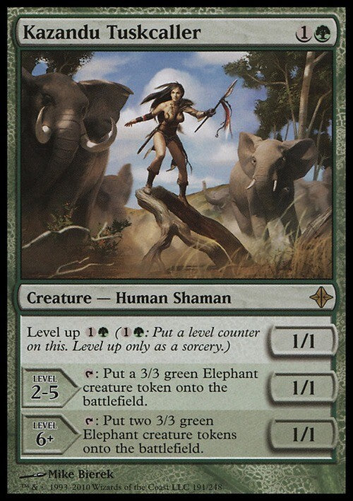Kazandu Tuskcaller ~ Rise of the Eldrazi [ EX ] [ Magic MTG ]