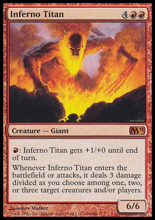 Inferno Titan ~ Magic 2011 [ EX ] [ Magic MTG ]