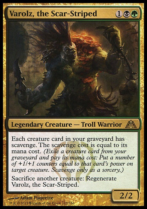 Varolz, the Scar-Striped ~ Dragon's Maze [ EX ] [ Magic MTG ]