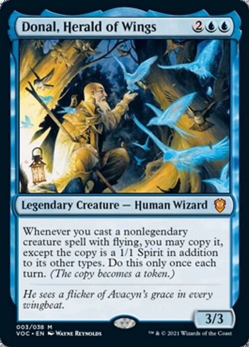 Donal, Herald of Wings ~ Commander: Crimson Vow [ NM ] [ MTG ]