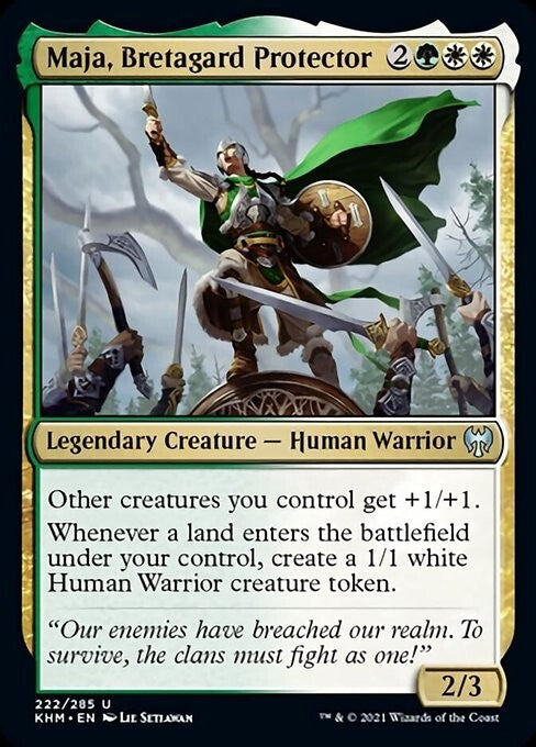 Maja, Bretagard Protector ~ Kaldheim [ NM ] [ Magic MTG ]