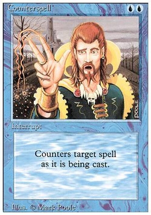 Counterspell ~ Revised [ EX ] [ Magic MTG ]