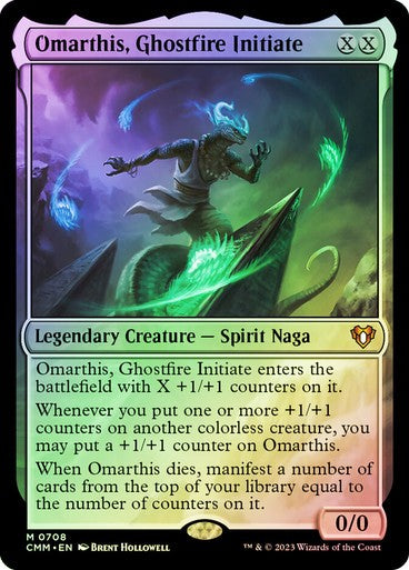 FOIL Omarthis, Ghostfire Initiate ~ Commander Masters [ NM ] [ Magic MTG ]