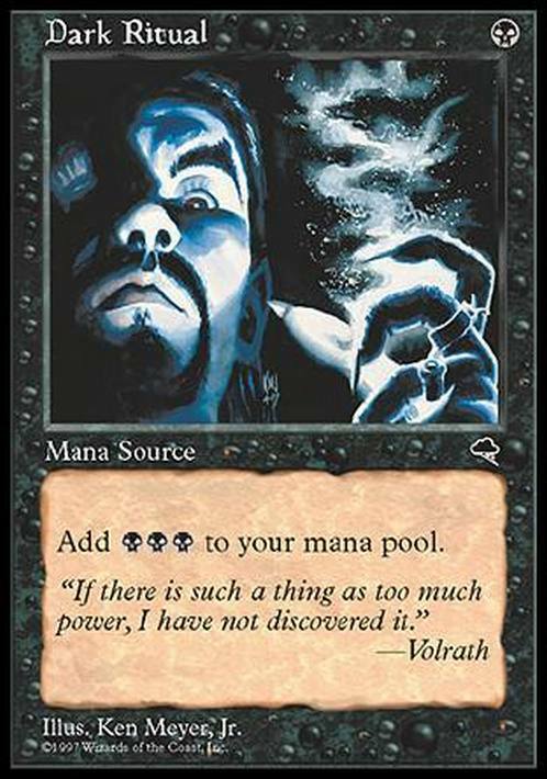 Dark Ritual ~ Tempest [ EX ] [ Magic MTG ]