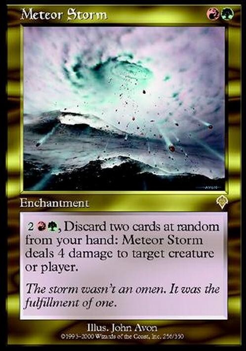 Meteor Storm ~ Invasion [ EX ] [ Magic MTG ]