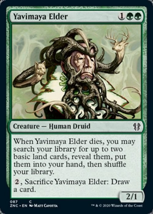 Yavimaya Elder ~ Commander: Zendikar Rising [ NM ] [ Magic MTG ]