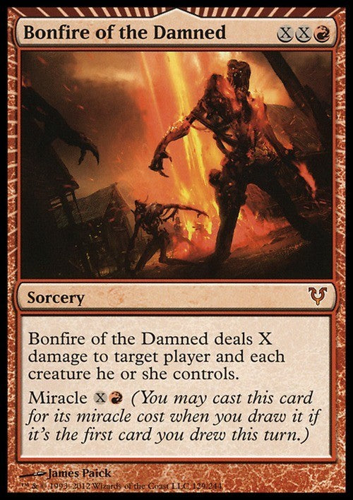 Bonfire of the Damned ~ Avacyn Restored [ EX ] [ Magic MTG ]