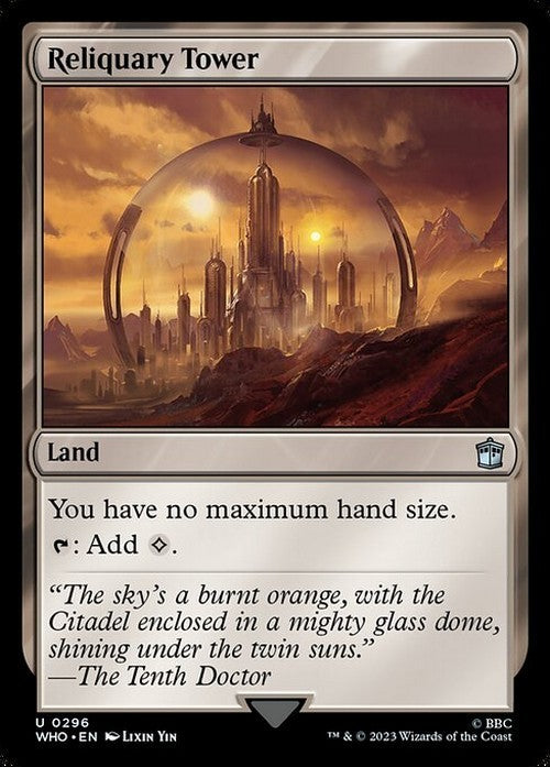 Reliquary Tower ~ Commander: Doctor Who [ NM ] [ Magic MTG ]