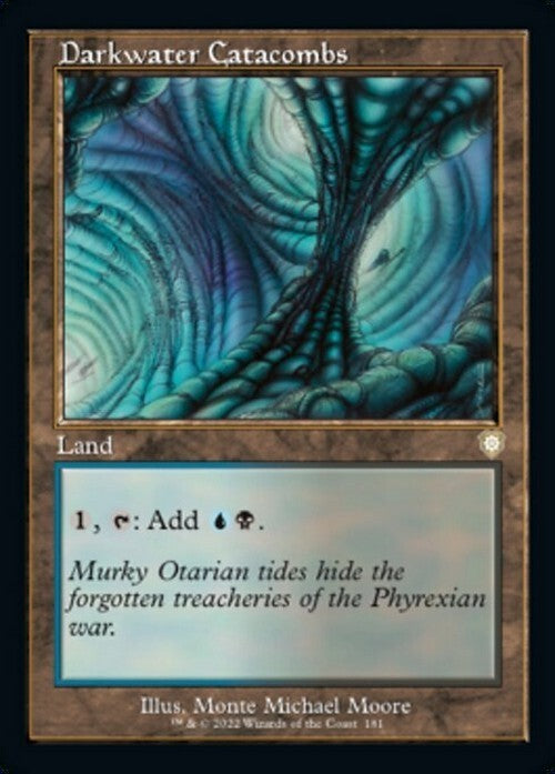 Darkwater Catacombs ~ Commander: The Brothers' War [ NM ] [ Magic MTG ]