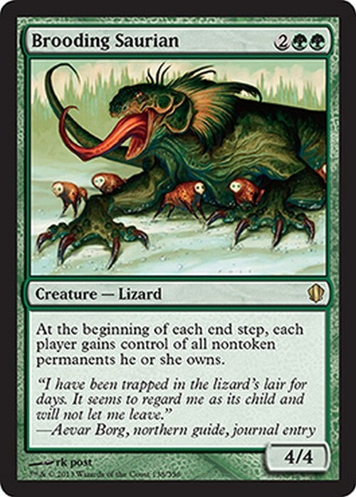 Brooding Saurian ~ Commander 2013 [ EX ] [ Magic MTG ]