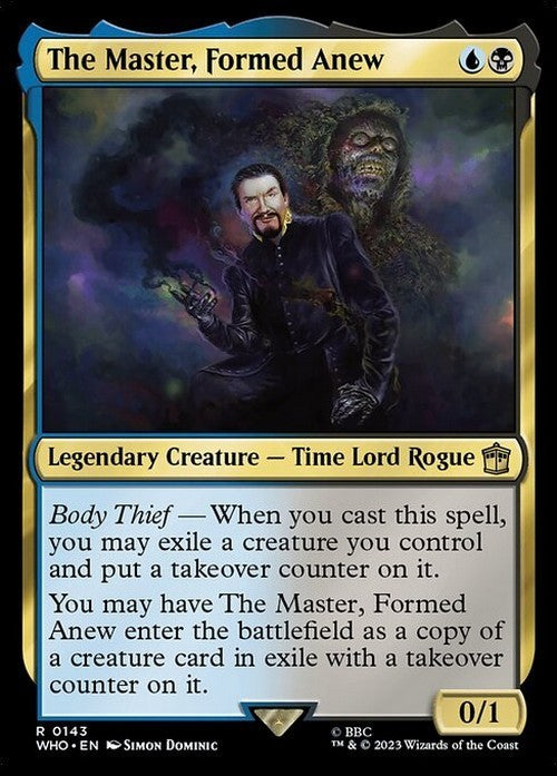 The Master, Formed Anew ~ Commander: Doctor Who [ NM ] [ Magic MTG ]