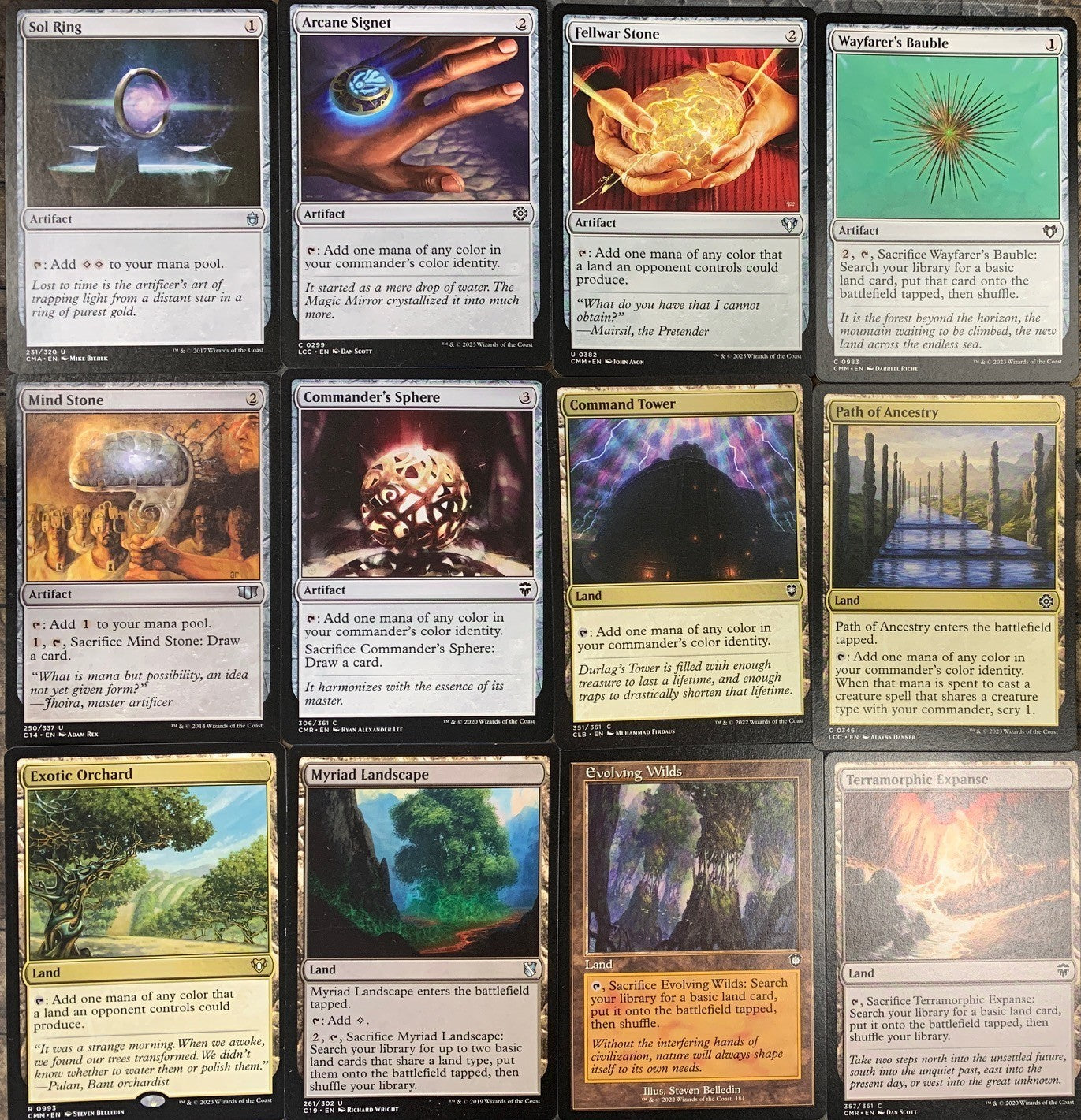 Core Commander Starter Kit (Staples Mana Rock Ramp) ~ Random Sets [ EX ] [ MTG ]