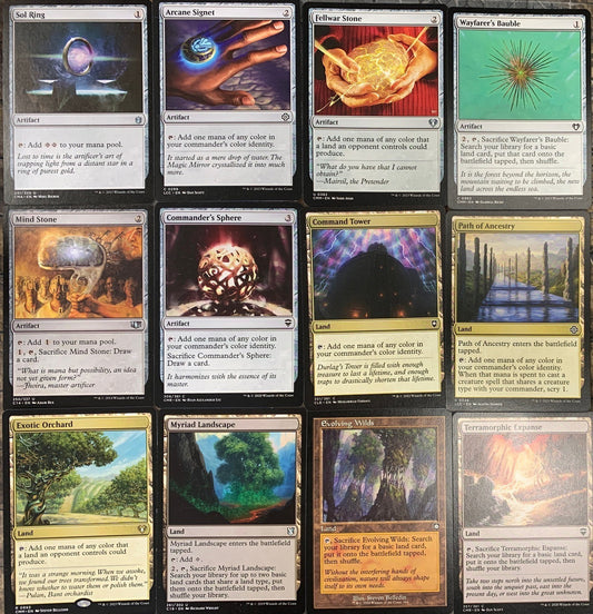 Core Commander Starter Kit (Staples Mana Rock Ramp) ~ Random Sets [ EX ] [ MTG ]