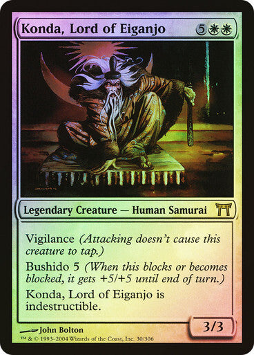 FOIL Konda, Lord of Eiganjo ~ Champions of Kamigawa [ PLAYED ] [ Magic MTG ]