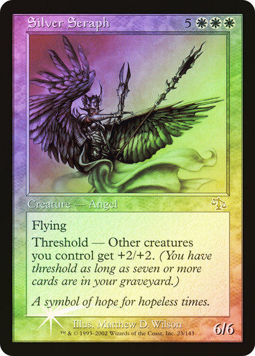 FOIL Silver Seraph ~ Judgment [ EX ] [ Magic MTG ]