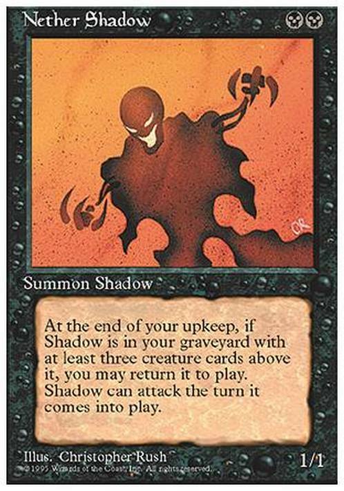 Nether Shadow ~ Fourth Edition [ EX ] [ Magic MTG ]