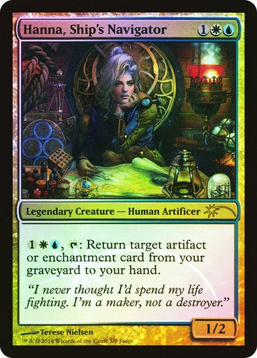 FOIL Hanna, Ship's Navigator ~ Judge Rewards Promos [ NM ] [ Magic MTG ]