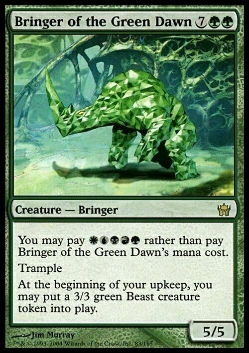 Bringer of the Green Dawn ~ Fifth Dawn [ EX ] [ Magic MTG ]