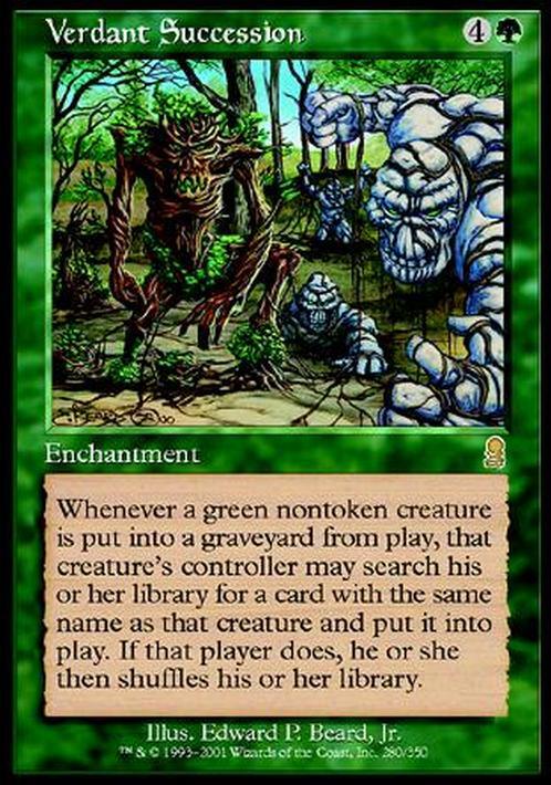 Verdant Succession ~ Odyssey [ EX ] [ Magic MTG ]