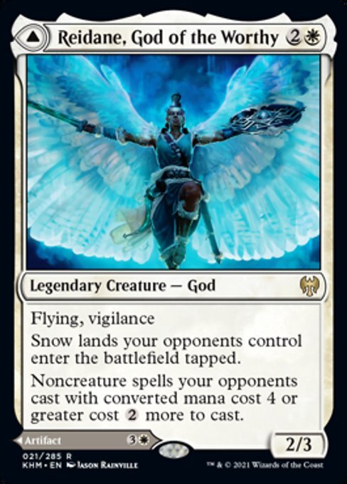 Reidane, God of the Worthy // Valkmira ~ Kaldheim [ NM ] [ Magic MTG ]