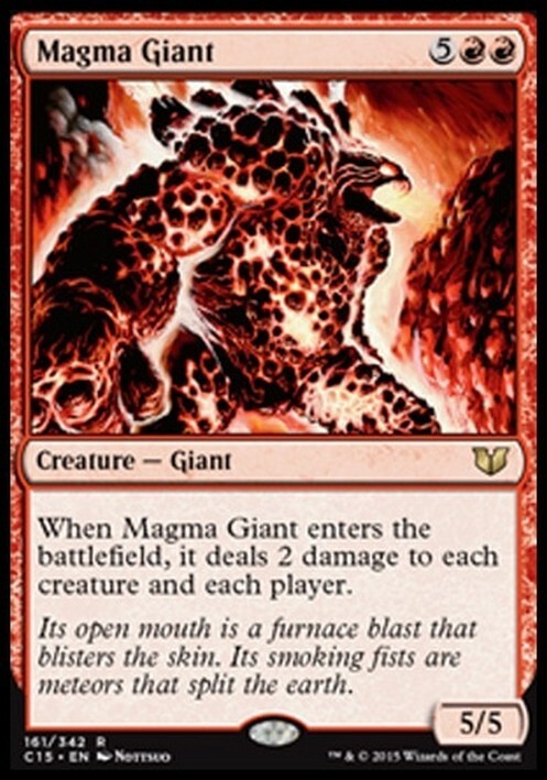 Magma Giant ~ Commander 2015 [ EX ] [ Magic MTG ]
